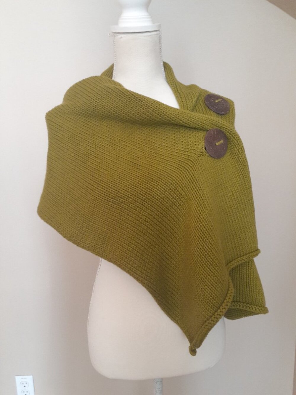 Pure Chunky Knit Shaw/Scarf
